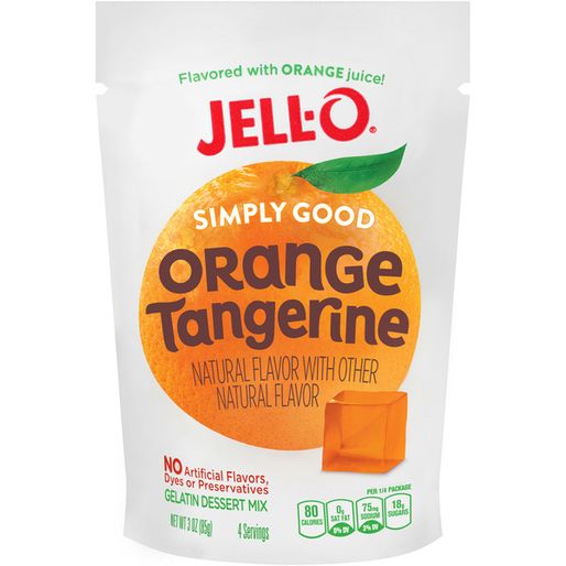 Jell-O Simply Good Orange Tangerine Gelatin Mix (3 oz)