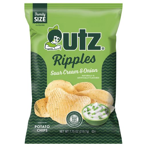 Utz Ripples Barbeque Potato Chips (18082453 l)