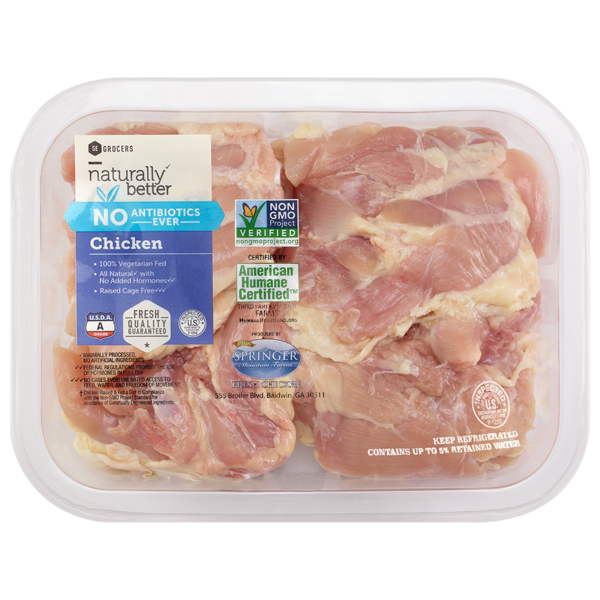 K&amp;L Chicken Thighs, Per Package (Avg. 0.25 lb) (4 ct)