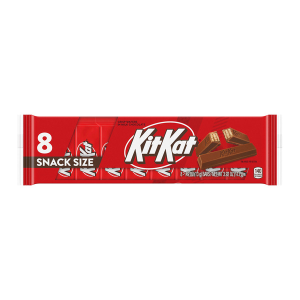 KIT KAT® and REESE’S Assorted Milk Chocolate Snack Size, Christmas Candy Bag, 18.45 oz