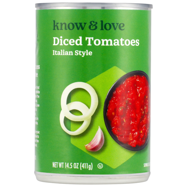 know &amp; love Italian Style Diced Tomatoes (14 5 oz)