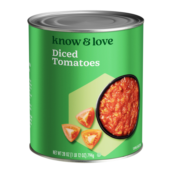 know &amp; love Original Diced Tomatoes With Green Chilies (28 oz)