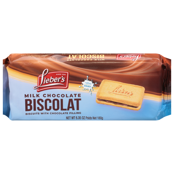 Lieber's Biscuits, Biscolat, Milk Chocolate (21047410 l)