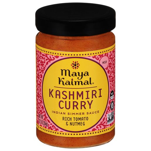 Maya Kaimal Indian Simmer Sauce, Kashmiri Curry, Mild (12 5 oz)