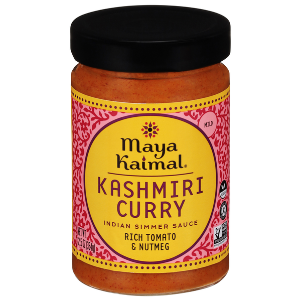 Maya Kaimal Indian Simmer Sauce, Kashmiri Curry, Mild (12 5 oz)