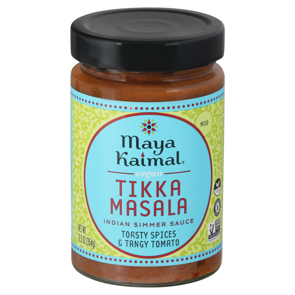 Maya Kaimal Indian Simmer Sauce, Vegan, Tikka Masala, Mild (12 5 oz)