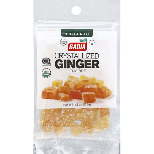 Badia Spices Ginger, Organic, Crystallized (0 5 oz)