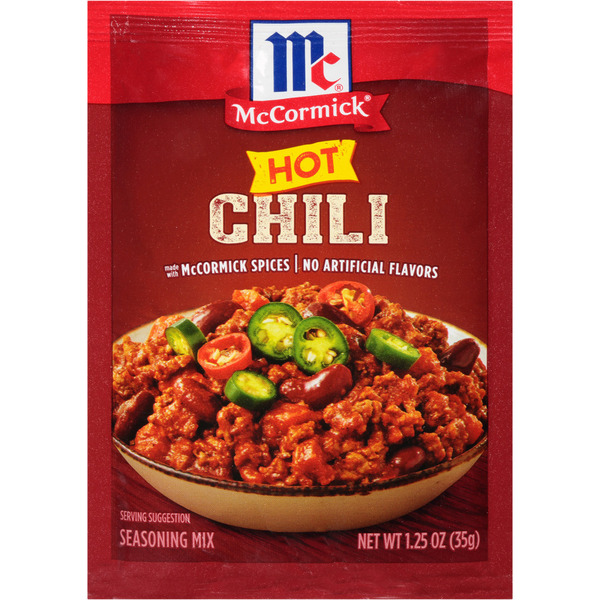 McCormick Hot Chili Seasoning Mix (15 5 oz) - Available at Mega Groceries on StoresGo