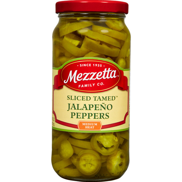 Mezzetta Sliced Tamed™ Jalapeño Peppers (16 fl oz)
