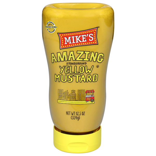 Mike's Amazing Stoneground Yellow Mustard (12 5 oz)