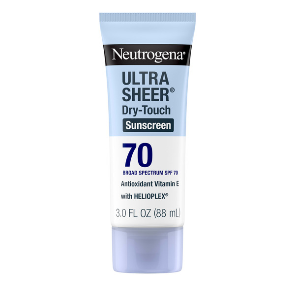 Neutrogena Ultra Sheer Dry-Touch SPF 70 Sunscreen Lotion, 3 fl. oz (50 6 fl oz)