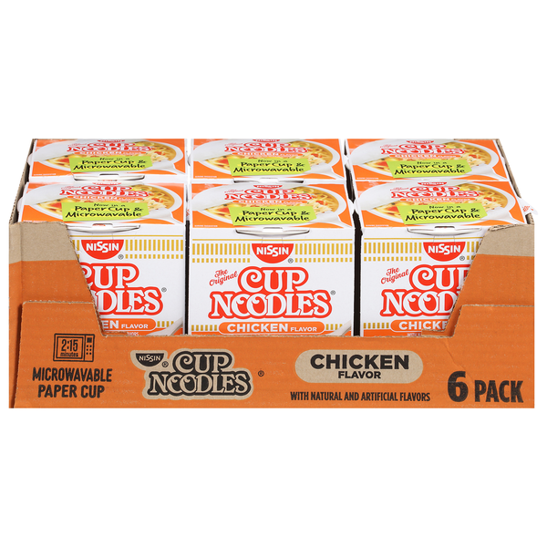 Nissin Ramen Noodle Soup, Chicken Flavor, 6 Pack (3 31 oz)