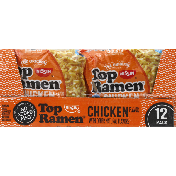 Nissin Top Ramen Soup, Ramen Noodle, Chicken Flavor (10 5 oz)