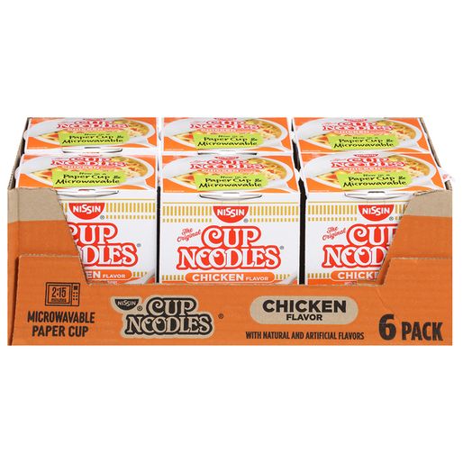 Nissin Cup Noodles Chicken Flavor Ramen Noodle Soup (2 25 oz)