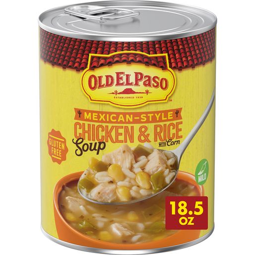 Old El Paso Mexican-Style Chicken and Rice With Corn Canned Soup
