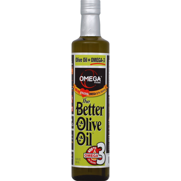 Omega Foods Olive Oil, + Omega-3
