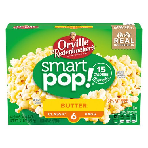 Orville Redenbacher Smart Pop! Butter Popcorn, Microwave Popcorn (19 704 oz)