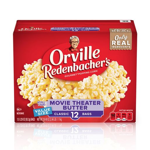 Orville Redenbacher Movie Theater Butter Popcorn, Microwave Popcorn (3 29 oz)