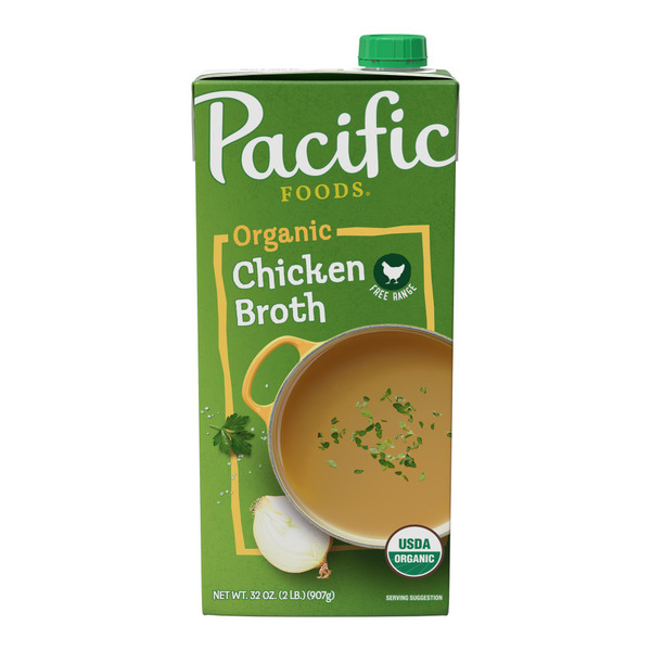 Pacific Foods Organic Free Range Chicken Broth (32 oz)