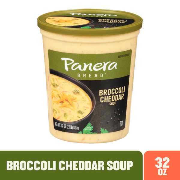 Panera Bread Broccoli Cheddar Soup Cup (32 oz)
