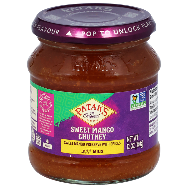 Patak's Sweet Mango Chutney, Mild (16 oz)