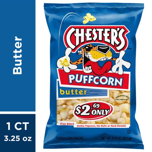 Chester's Puffcorn, Butter (19 2 oz)