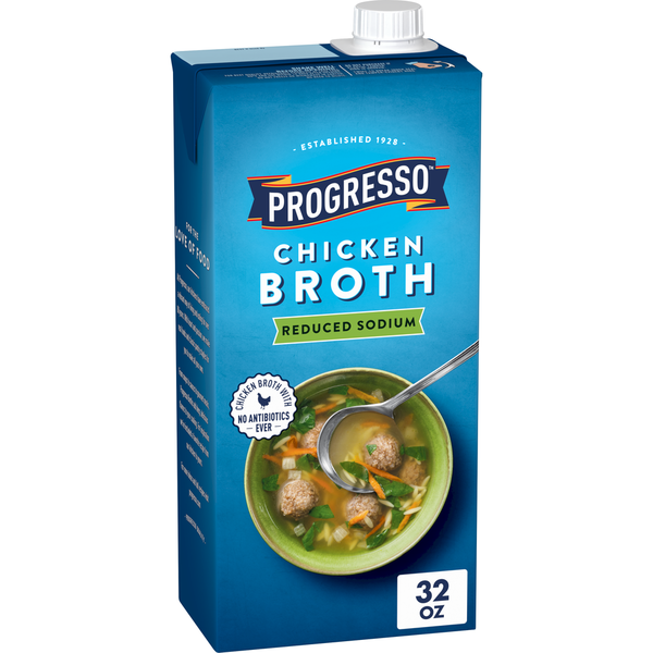 Progresso Reduced Sodium Chicken Broth (32 oz)