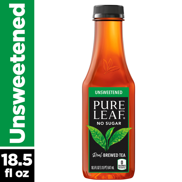Pure Leaf Iced Tea, Unsweetened Black Tea (18 5 fl oz)