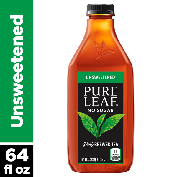 Pure Leaf Real Brewed Tea Unsweetened 64 Fl Oz (18 5 fl oz)