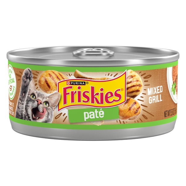 Purina Friskies Wet Cat Food, Pate Mixed Grill (5 5 oz)