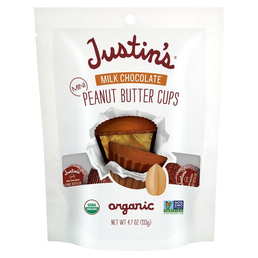 Justin's Peanut Butter Cups, Organic, Milk Chocolate, Mini (1533260 l)