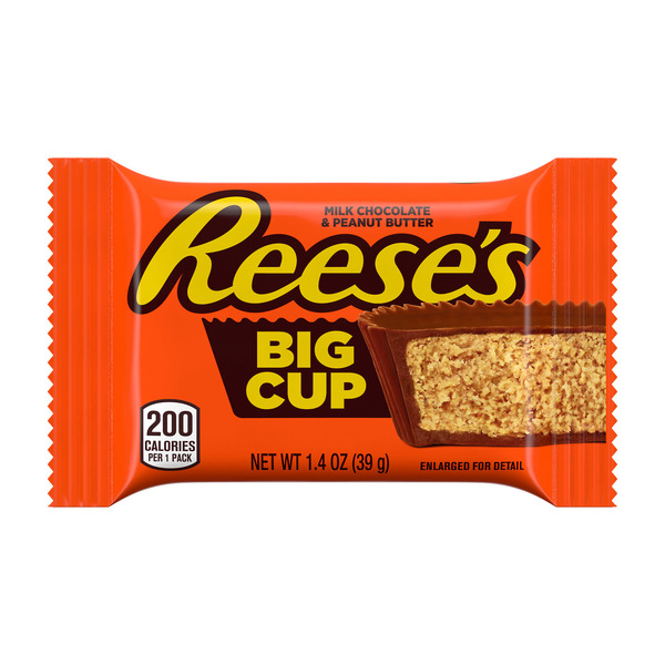 Reese's Milk Chocolate Peanut Butter Cups, Candy Packs, 1.5 oz (6 Count) (8 7 oz)