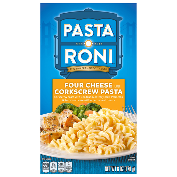 Rice-A-Roni Corkscrew Pasta, Four Cheese Flavor (6 oz)