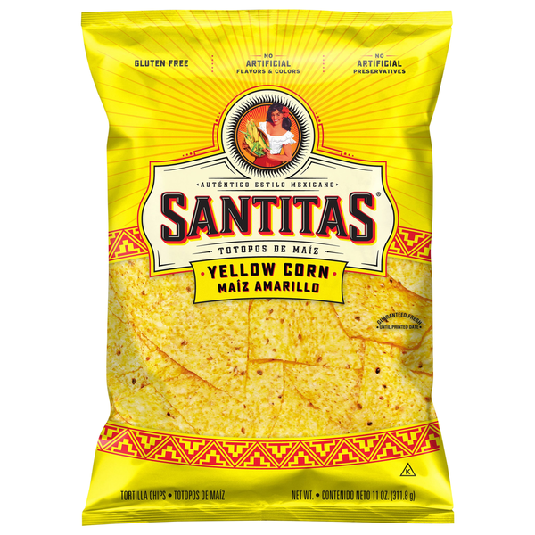 SANTITAS Yellow Corn Tortilla Chips