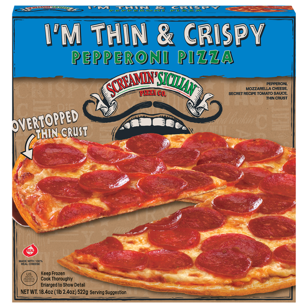 Screamin' Sicilian I'm Thin &amp; Crispy Pepperoni Pizza