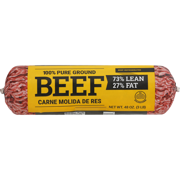 SE GROCERS Ground Beef 73% Lean 27% Fat (73 l)