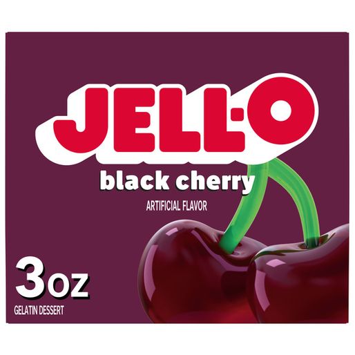 Jell-O Black Cherry Gelatin Dessert Mix (3 oz)
