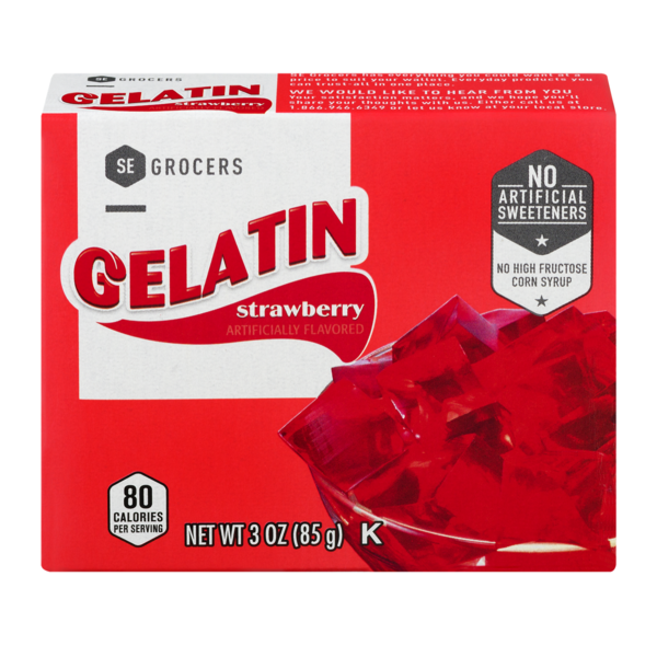 SE GROCERS Strawberry Gelatin Dessert (3 oz)
