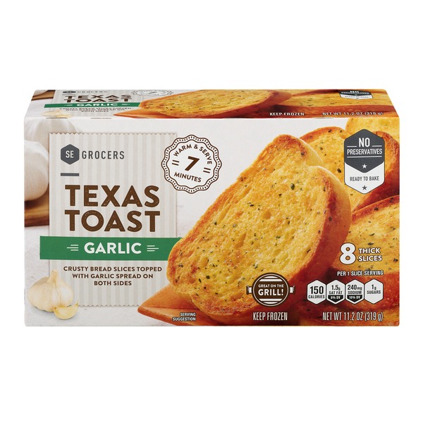 SE GROCERS Texas Toast Garlic - 8 CT
