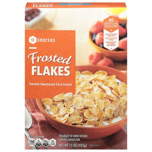 SE GROCERS Toasted Sweetened Corn Cereal Frosted Flakes (15 0 oz)