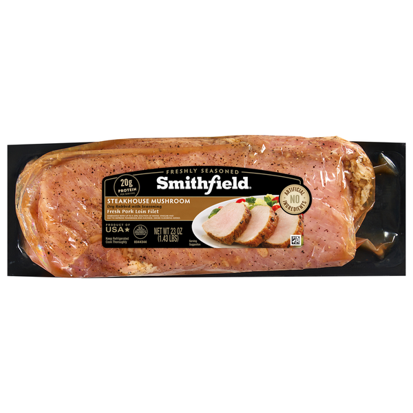 Smithfield Fresh Steakhouse Mushroom Pork Loin Filet (16 oz)