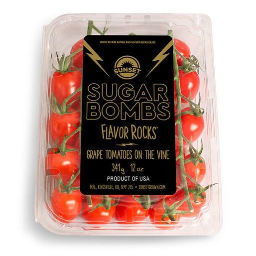 Sunset Brands Sugar Bombs Grape Tomatoes On-the-Vine (16346143 g)
