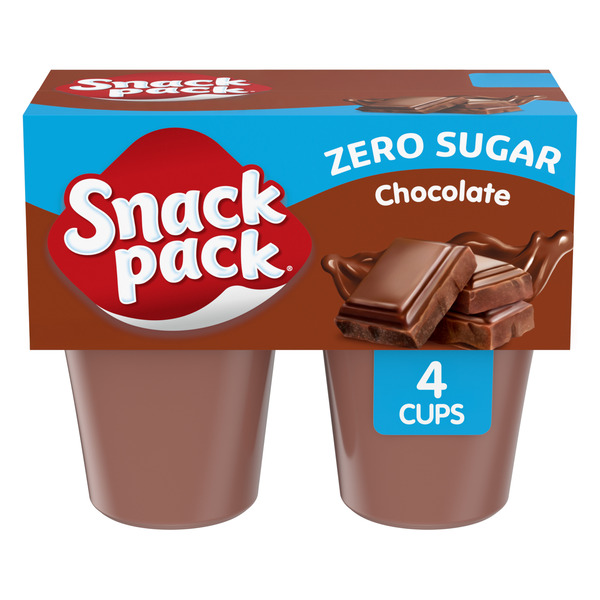 Snack Pack Zero Sugar Chocolate Pudding Cups (3 25 oz)