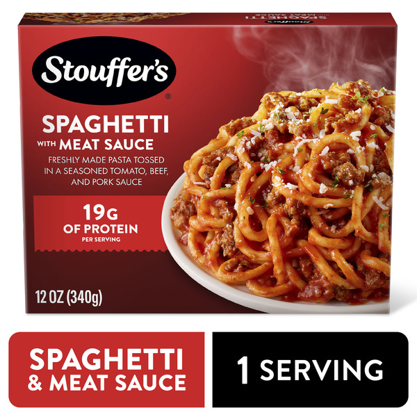 Stouffer's Spaghetti With Meat Sauce Single Serve Frozen Pasta Single Frozen Meals (12 4 oz)