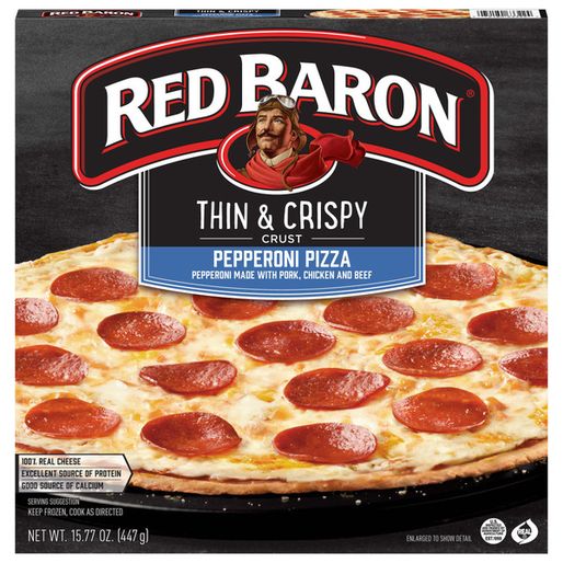 Red Baron Pepperoni Thin Crust Frozen Pizza (18 64 oz)