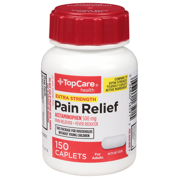 TopCare Pain Relief Acetaminophen Extra Strength 500mg