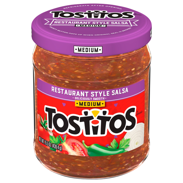 Tostitos Restaurant Style Salsa, Medium (13 oz)