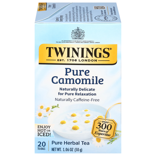 Twinings Herbal Tea, Pure Camomile, Bags (20 ct)