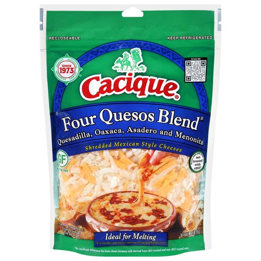 Cacique Four Quesos Blend Mexican Style Cheeses (15 oz)