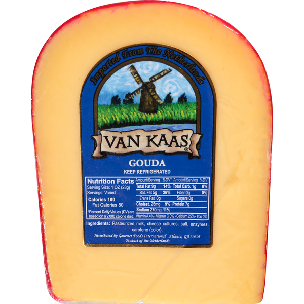 Van Kaas Cheese, Gouda (7 oz)